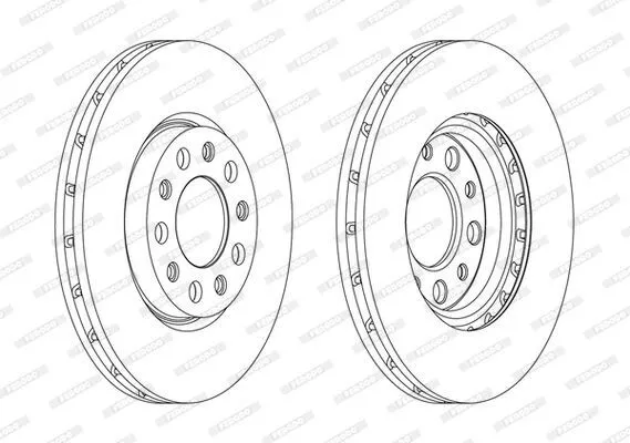 Yy Disco Freno Ant. Ø 281 Alfa Giulietta Fiat 500X Jeep Renegade Ferofo Ddf1956C