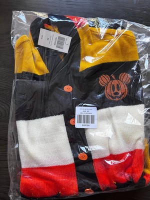 DISNEY HER UNIVERSE Mickey Mouse Candy Corn Halloween Cardigan Hot Topic Size M Â£78.72 - PicClick UK