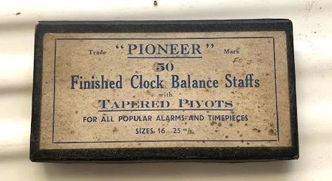 Vintage Pioneer Clock Balance Staffs  - clockmakers spares - job lot