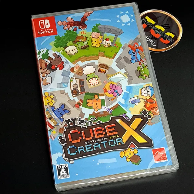 Cube Creator X Nintendo Switch Japan Physical Game New Action Adventure