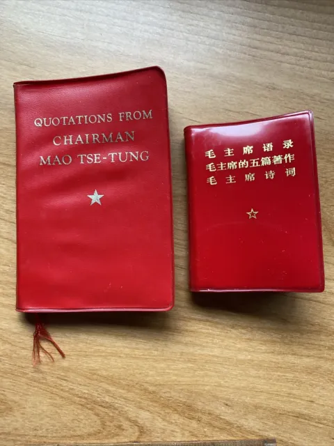 Quotations From Chairman Mao Tse-Tung  1966 2nd Edition & 1969 Chinese Version