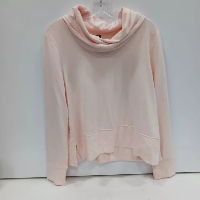 Women's Yogalicious Pink Long-Sleeved Top Sz L NWT