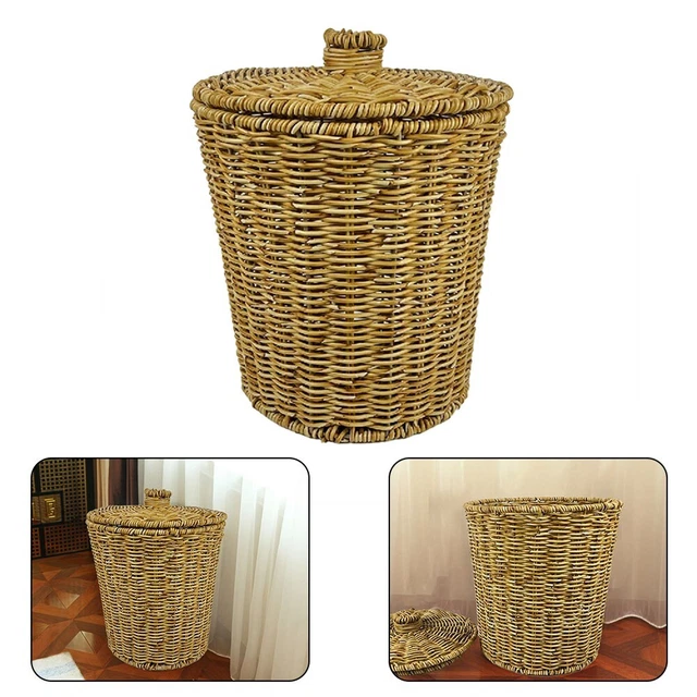 Cesta de almacenamiento diversa cesta de almacenamiento tejida cesta de almacenamiento totalmente nueva duradera exquisita