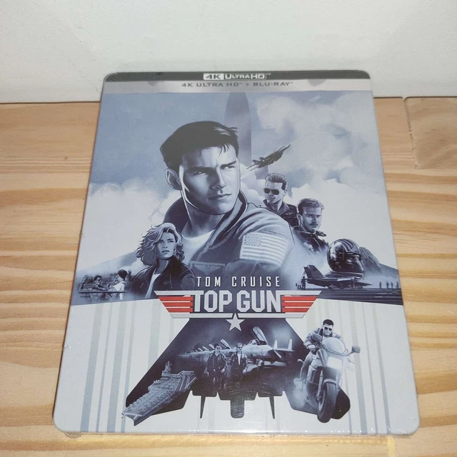 TOP GUN 4K STEELBOOK [4K ULTRA HD + Blu-ray] - VF INCLUSE 4K - RARE - NEUF