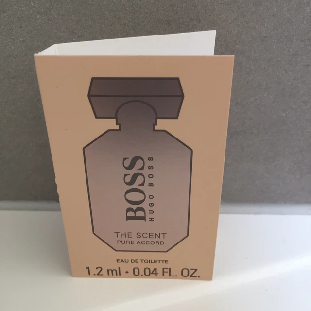 hugo boss the scent pure accord eau de toilette 1,2 ml probe neu