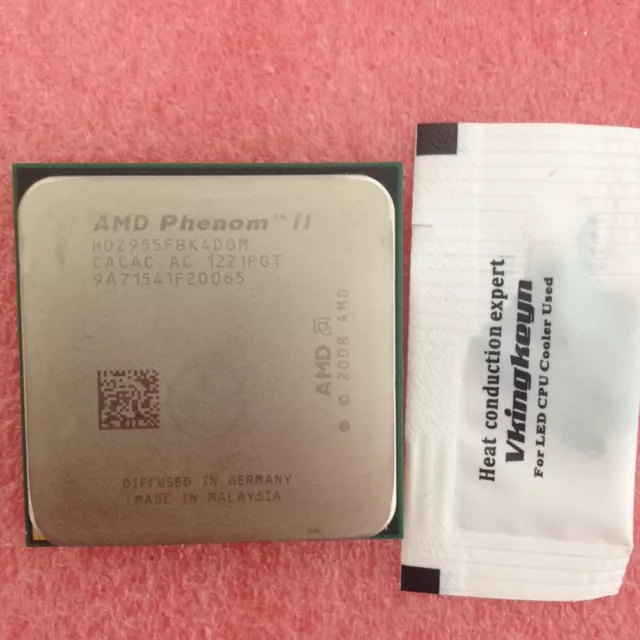 AMD Phenom II X4 955 HDZ955FBK4DGM CPU 4000 MHz 3.2 GHz Socket AM3