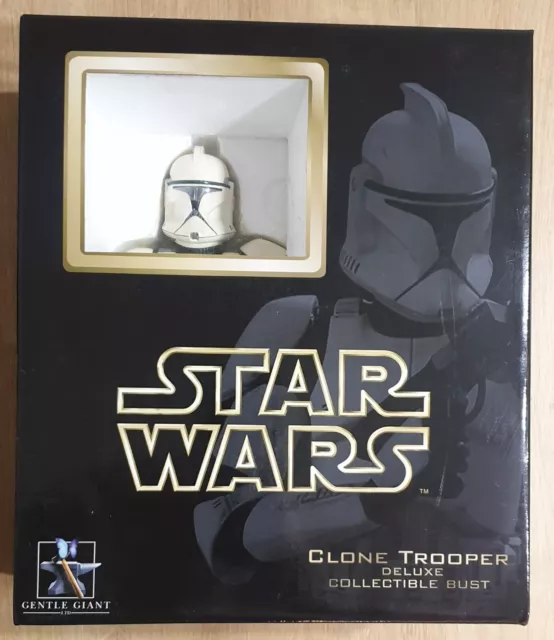 Gentle Giant Star Wars Mini Bust Deluxe Clone Trooper Classic 1/6