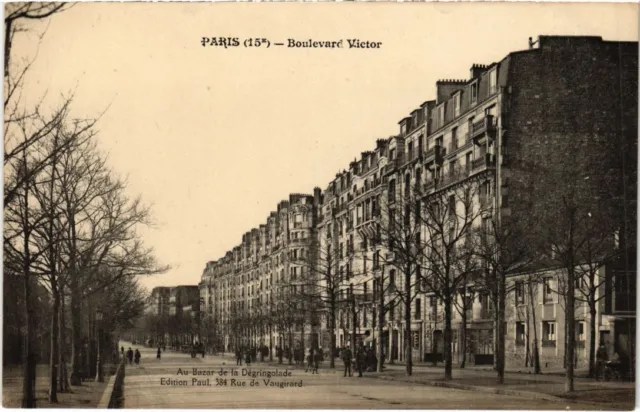 CPA PARIS 15e Boulevard Victor (1249209)