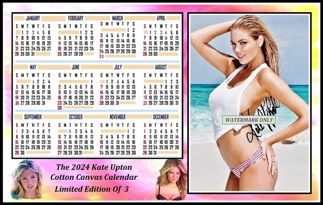 KATE UPTON 2023 A3 Calendar Premium Quality RARE EDITION £6.99 - PicClick UK