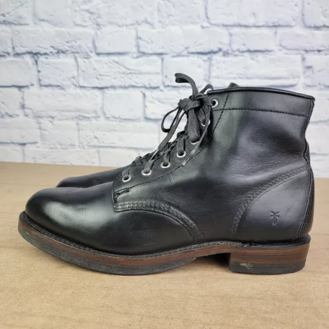 FRYE JOHN ADDISON Prison Lace Up Ankle Boots Leather Men s Size 9 M Made in USA 249.95 PicClick