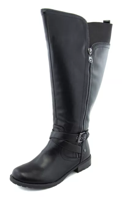 G By Guess Women's Black Halsey Tall Riding Boot Shoes Ret $89 New