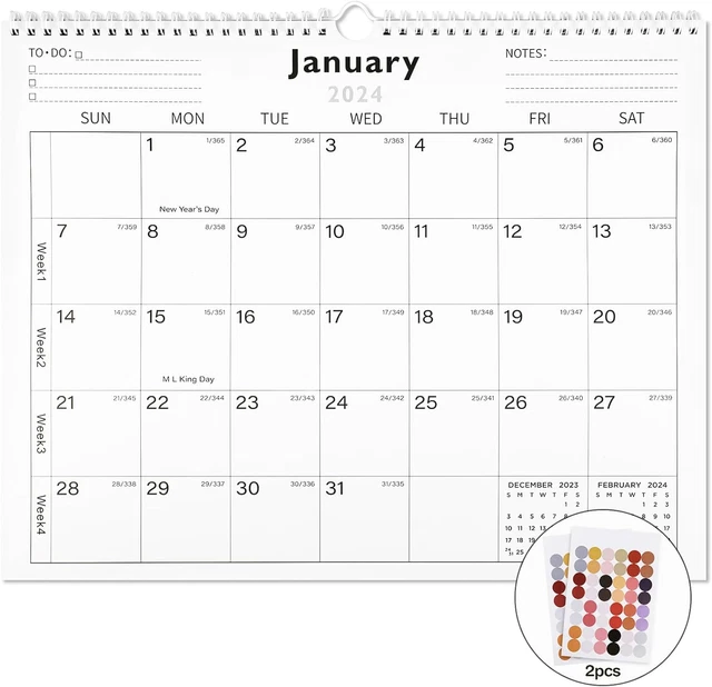 2024 CALENDARS 2024 Wall Calendar 20232024 Runs from Now to December