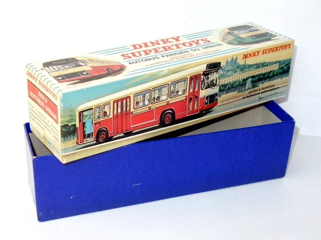 Dinky Toys N°889 - Berliet Autobus Parisien Publicité Dunlop/Pepsi - 1965 Quasi Neuf Avec Boîte