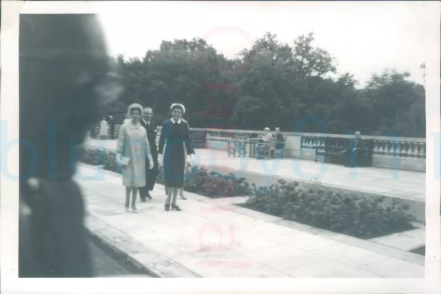 1962 Press photo Star and Garter Home Princess Alexandra on upper terrace