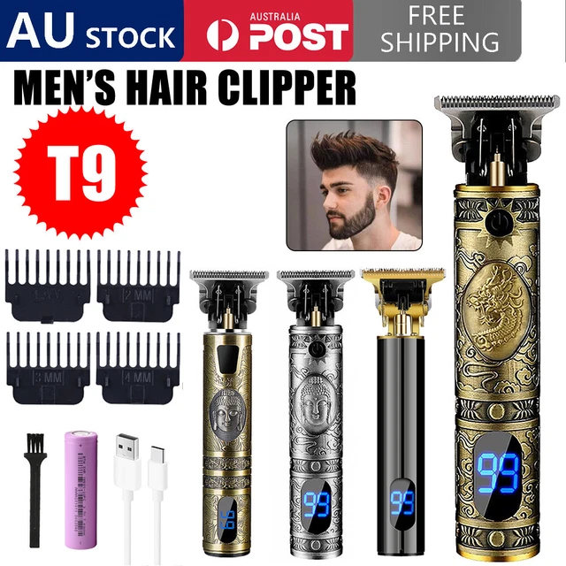 Men Portable Electric Hair Trimmer Clippers Beard Shaver Cutting Cordless AU