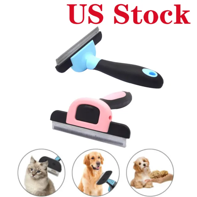 Dog Brush for Shedding-Best Cat Grooming Comb Tools Hair Pet Trimmer Clipper B
