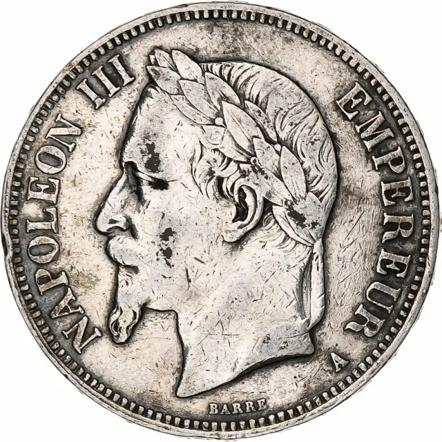 [#1210669] France, Napoléon III, 5 Francs, 1868, Paris, Argent, TB, Gadoury:739,