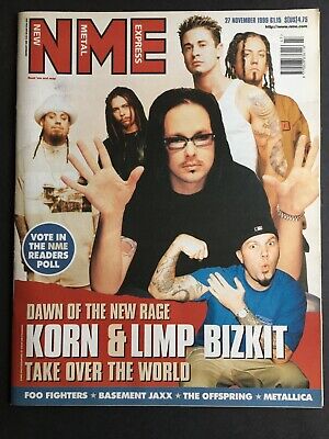 NME 27 November 1999 Korn, Limp Bizkit, Foo Fighters, Cradle Of Filth