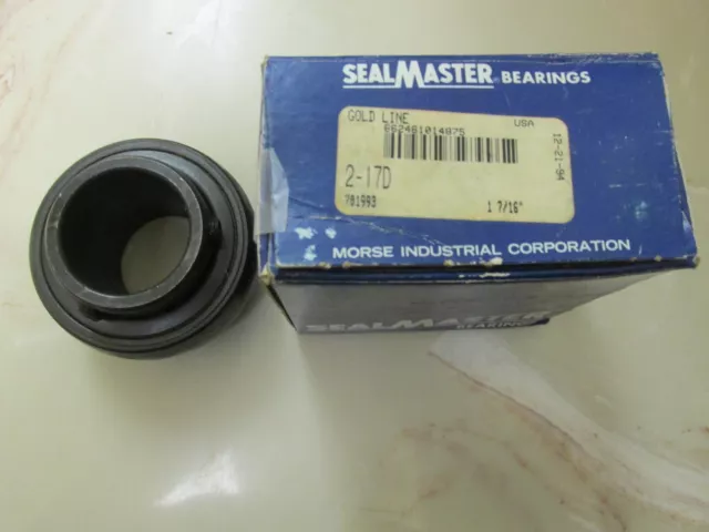 NEW 2-17D Sealmaster Ball Bearing Insert