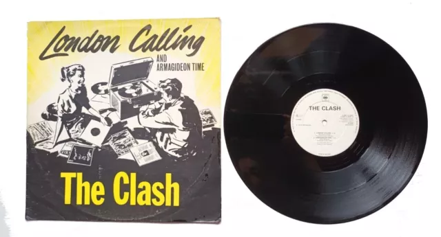 The Clash - London Calling And Armagideon Time 12-inch Single (Picture Sleeve)