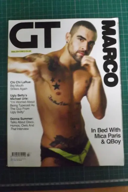 Gt Gay Times Magazine Gaytimes Marco 358 July 2008 (Gn2011)