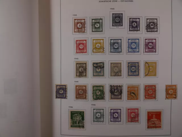 TREFF Sammlung SBZ & DDR 1949-1990 gestempelt fast komplett DAVO 3400,- #297