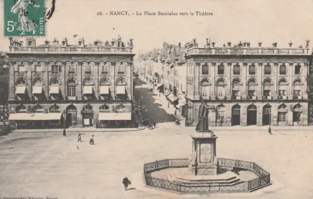 CPA 54 NANCY La Place Stanislas towards the Theatre