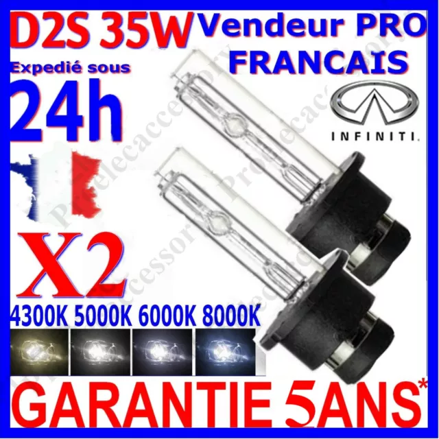 2 D2S Ampoules Xenon Lampe 35W Feu Hid Phare Pour Infiniti Q60 Cv36 2013-