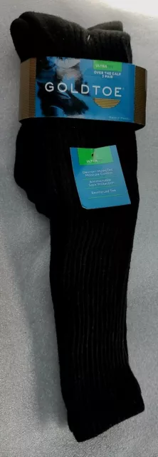 Gold Toe 2187H Ultra Tec Over The Calf Athletic Socks - 3 Pack