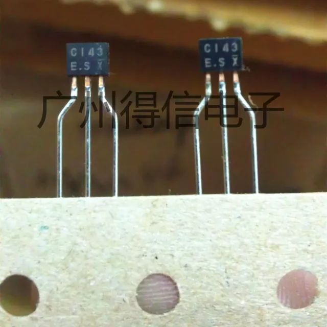 (10) DTC143ES Rohm NPN Transistors w/ built-in 4.7kohm bias resistors DTC143