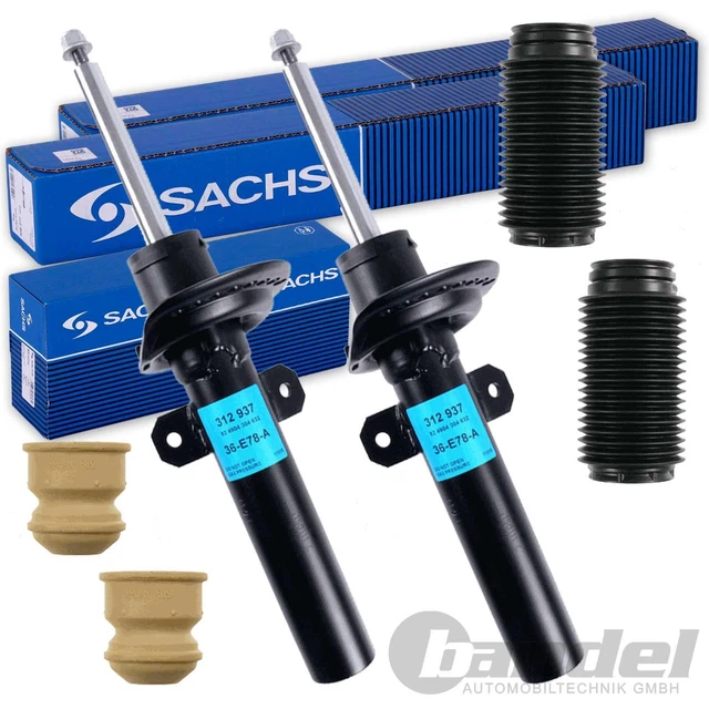 Kit Protection Poussière Amortisseur SACHS 900 048 | Pour Mercedes Classe A W176, BMW E46, Etc. | Essieu Arrière