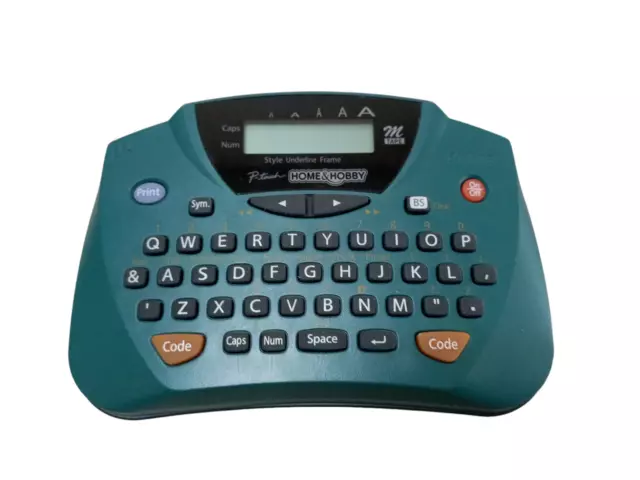 Brother Label Maker Printer Mini PT-65 Green P-Touch For Home And Hobby