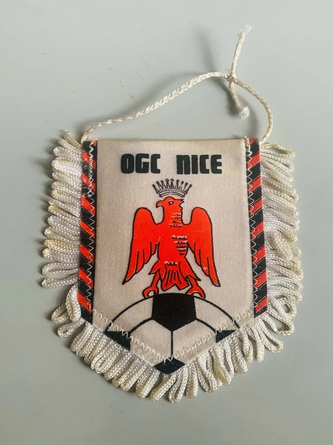 OGC Nice fanion vintage foot football pennant wimpel banderin