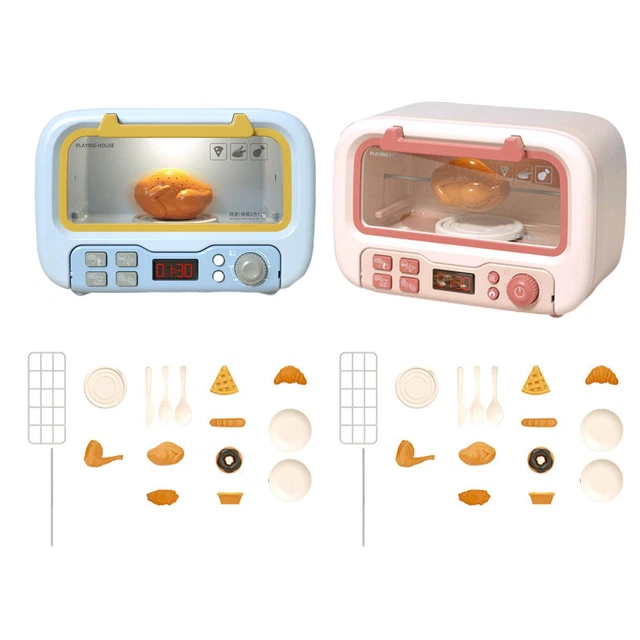 Kids Microwave Toy Playing with Food and Kitchen Toys for Children Kids