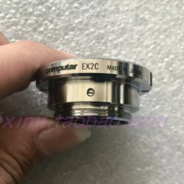 Pre-owned Computar EX2C 2X Focal Length Extender Lens for C-Mount Camera #CAP