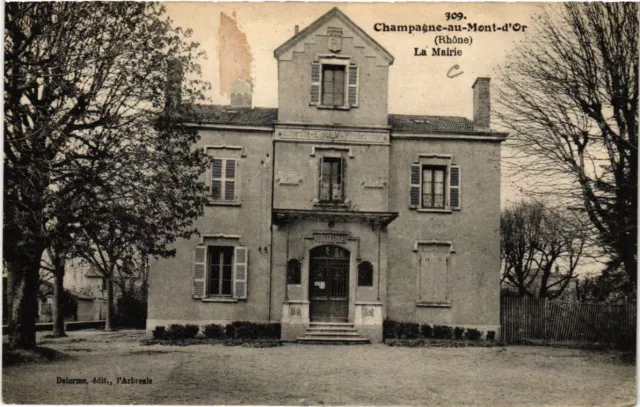 CPA CHAMPAGNE at MONT-d'GOLD La Mairie (443866)