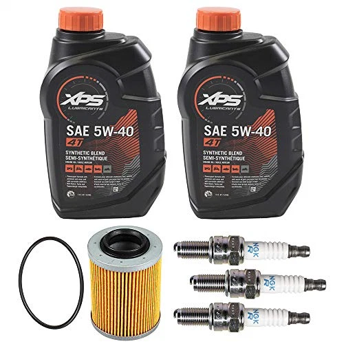 SEA DOO SPARK 900 Oil Change Kit W/ Filter ORing & NGK Spark Plugs 94
