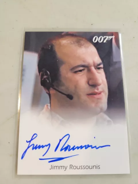 2017 James Bond Archives Final Edition JIMMY ROUSSOUNIS Full Bleed Autograph