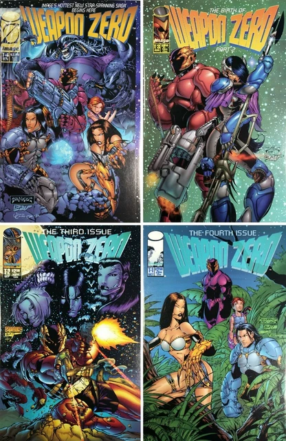 Weapon Zero #T-4 - T1 (1995) Image Comics   Set