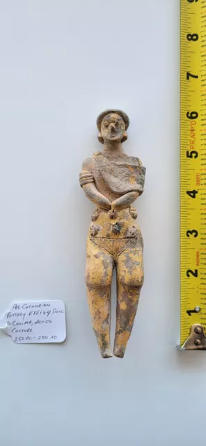 PRE COLUMBIAN Colima Pottery Effigy Figure 250BC to 250AD #6