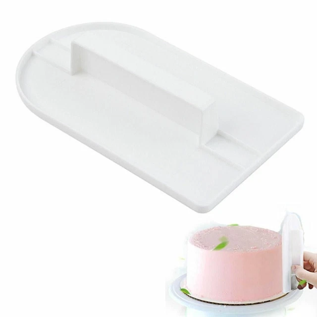 Herramienta para hornear borde de escarcha pulido más suave raspador de heladas herramienta de decoración de pasteles