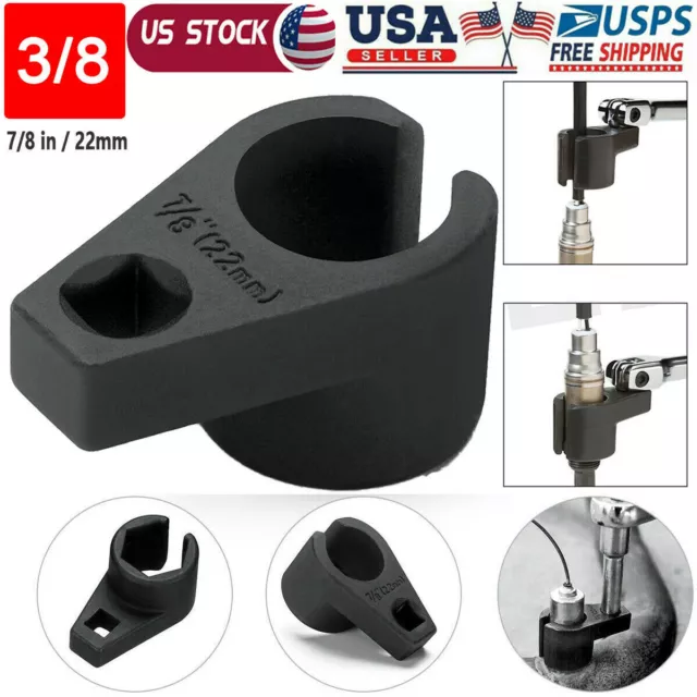 Oxygen Sensor Socket Wrench Set 6 Point O2 Remover Installer Wrench Tool NEW