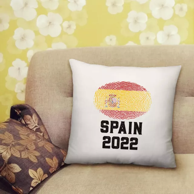 Spain Football World Cup Supporters Cushion Gift with Insert - 40cm x 40cm
