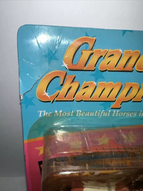 VTG NIB 1995 Grand Champions Mini Horse Collection 50063 Pinto Hackney Stallions 2