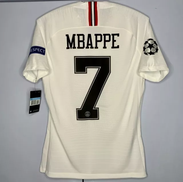 Maillot de Football PSG MBAPPE STOCK PRO 2018 2019 jordan messi Player Issue