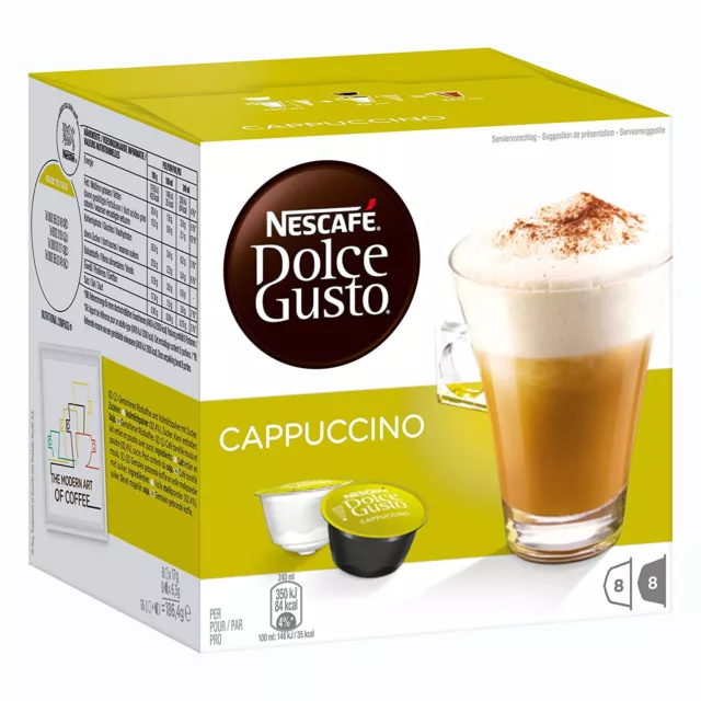 NESCAFÉ Dolce Gusto Cappuccino 3er Pack (3 x 16 Kapseln)