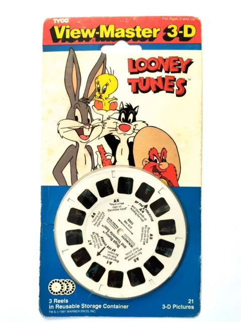 1991 LOONEY TUNES Tyco View-Master 3-D New Old Stock 1069 Factory Sealed