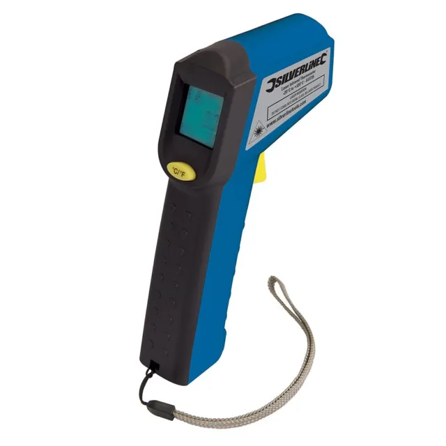 Silverline Laser Infrared Thermometer -38°C - +520°C 633726