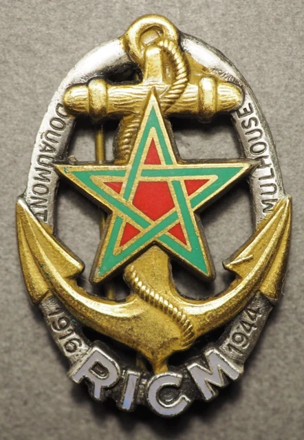 INSIGNE/BADGE/PUCELLE,92° RÉGIMENT D'INFANTERIE -92° RI .drago paris