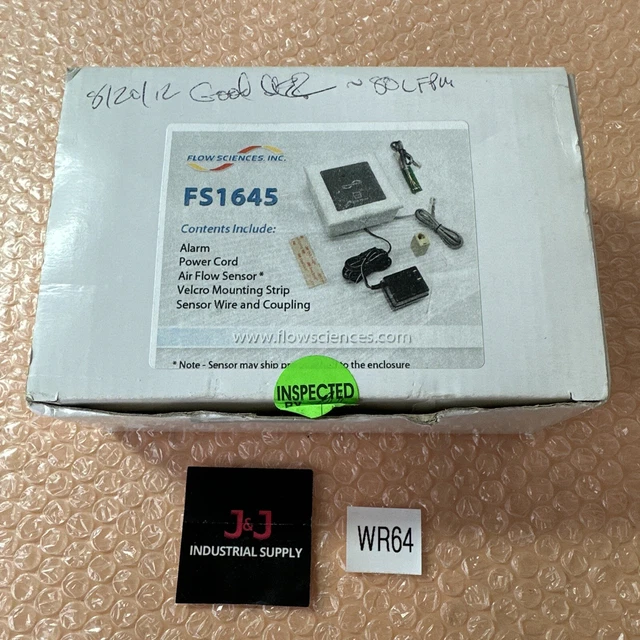 BRAND NEW IN BOX- Flow Sciences FS1645 Face Velocity Alarm || FAST SHIPPED 🇺🇸